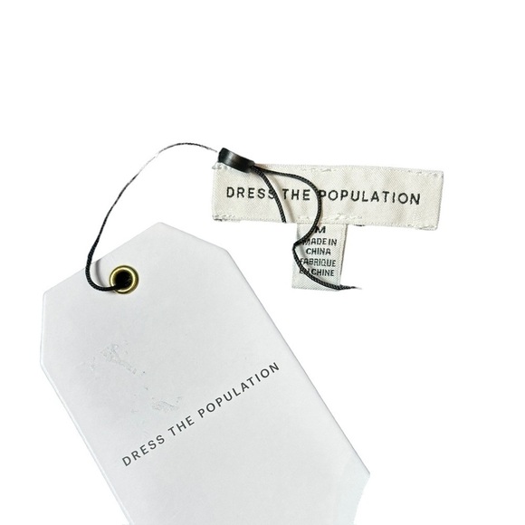 Dress the Population V-Neckline Corey Knee Length Dress | U.S. Woman’s Medium - Picture 10 of 10